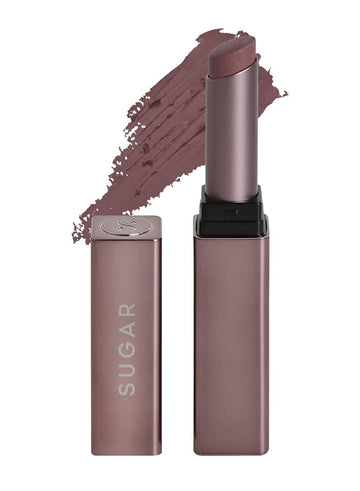 SUGAR Cosmetics Mettle Satin Lipstick | Highly Pigmented & Silky Matte Finish | Creamy Texture | Mango Butter Infused | 2.2 gm - 07 Gabriella (Soft Dusty Nude/Nude Pink)
