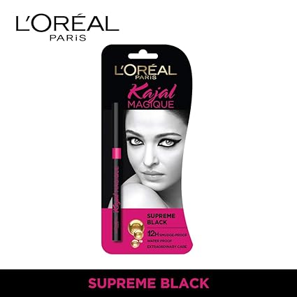 L'Oreal Paris Kajal Magique, Supreme Black, 0.35g