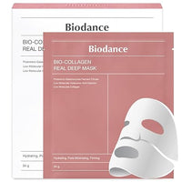 BIODANCE Bio-Collagen Real Deep Mask, Hydrating Overnight Hydrogel Mask, Pore Minimizing, Elasticity Improvement 1Pcs, 34g