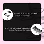 SUGAR Maximeyes Drama Magnetic Lashes & Eyeliner