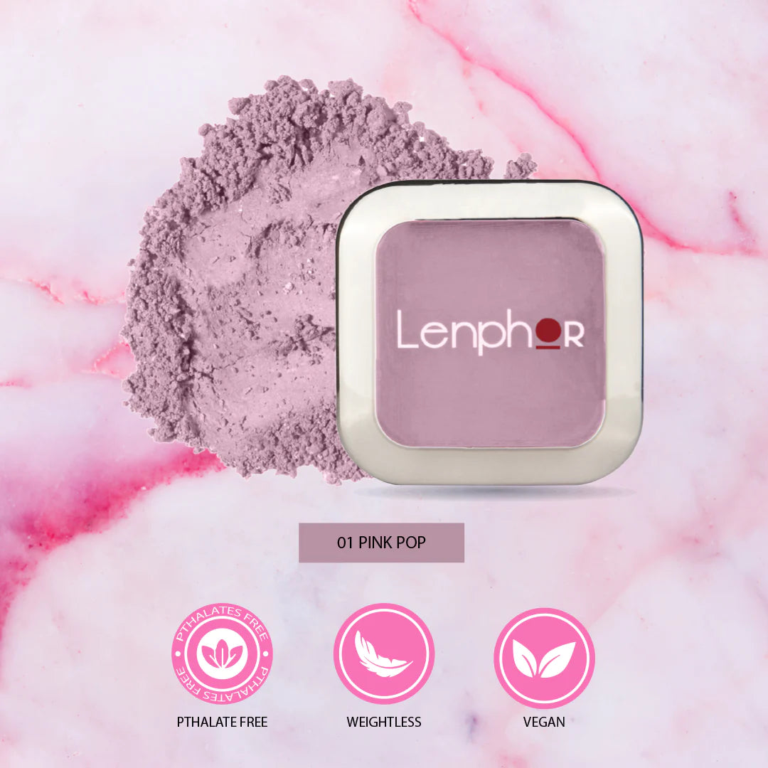 Lenphor Cheekylicious Powder Blush Pink Pop 01