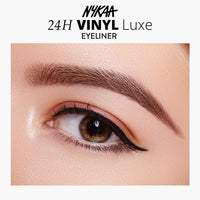 NYKAA 24H Vinyl Luxe Eyeliner black granite 001 (1.7ml)