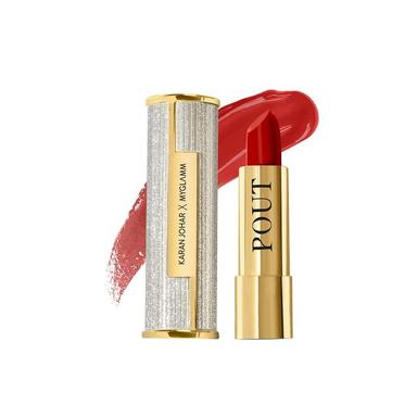 MyGlamm POUT by Karan Johar | Moisturising, Tinted Plumping Lipstick For A Juicy, Petal Glow Finish (3.5g)