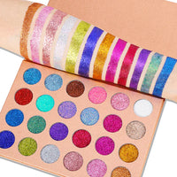 DE'LANCI Glitter Eyeshadow Palette 19.2G