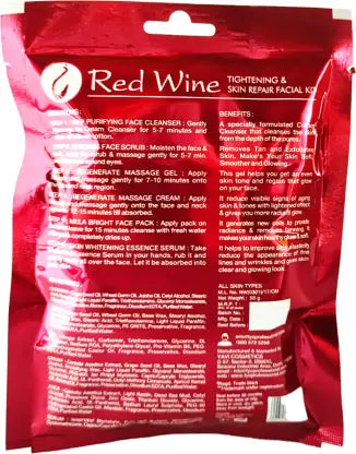 FYC Redwine facial kit self care pouch 01  (55 g)