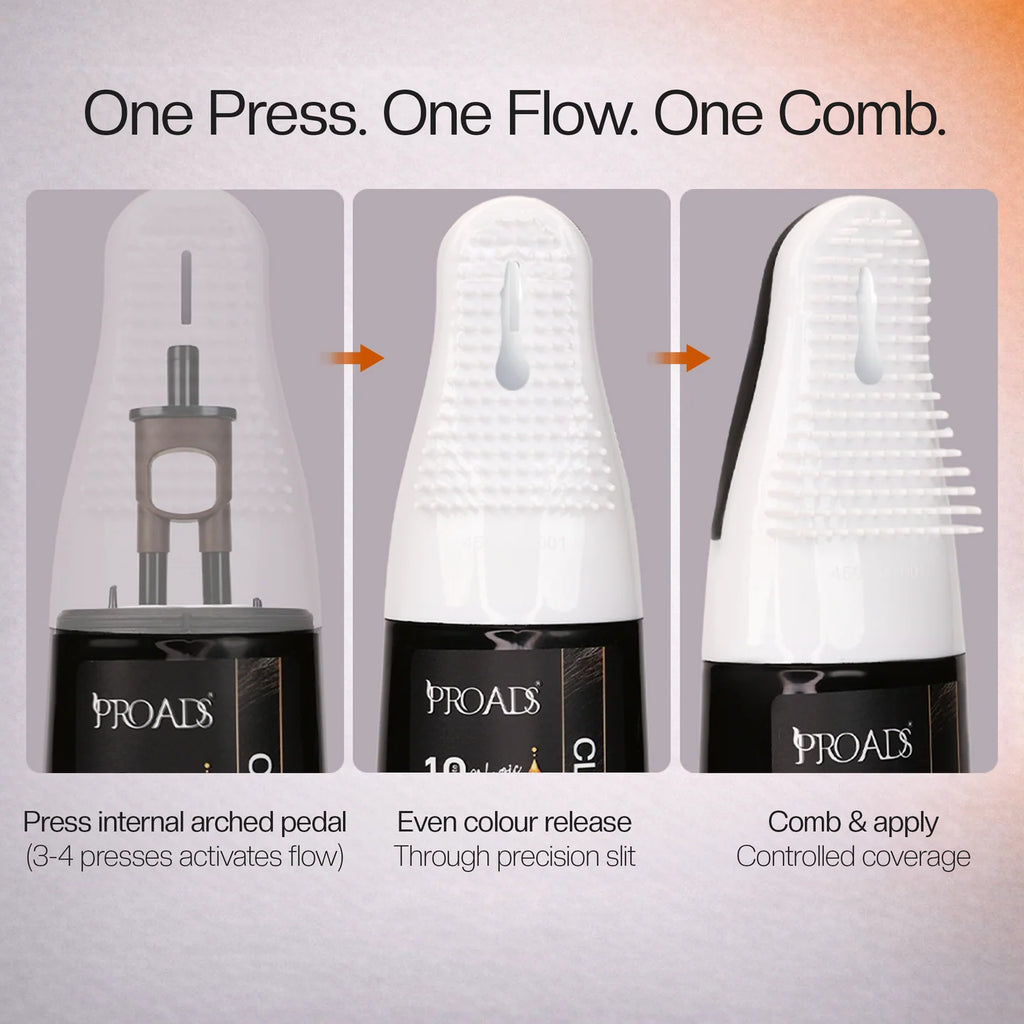 Proads India's First Click & Comb Hair Color 400ml