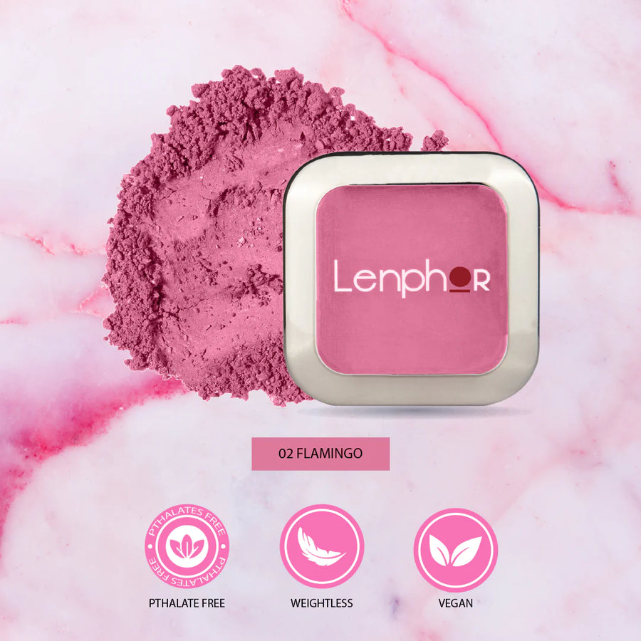 Lenphor Cheekylicious Powder Blush Flamingo 02