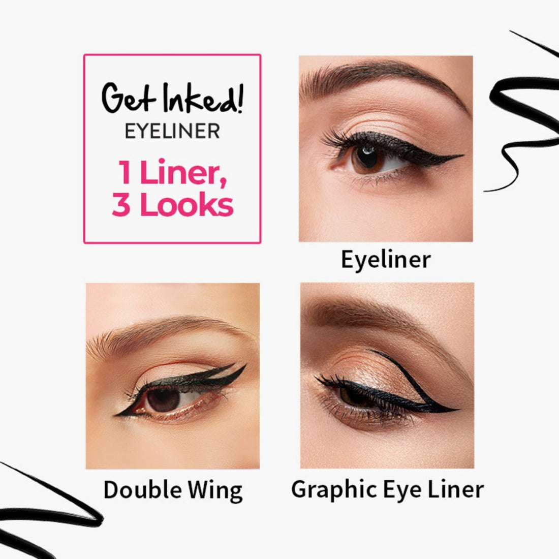 NYKAA Get Inked! Eyeliner - Onyx 01 - 1ml