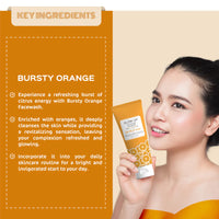Glow Up BURSTY ORANGE FACEWASH - 100g