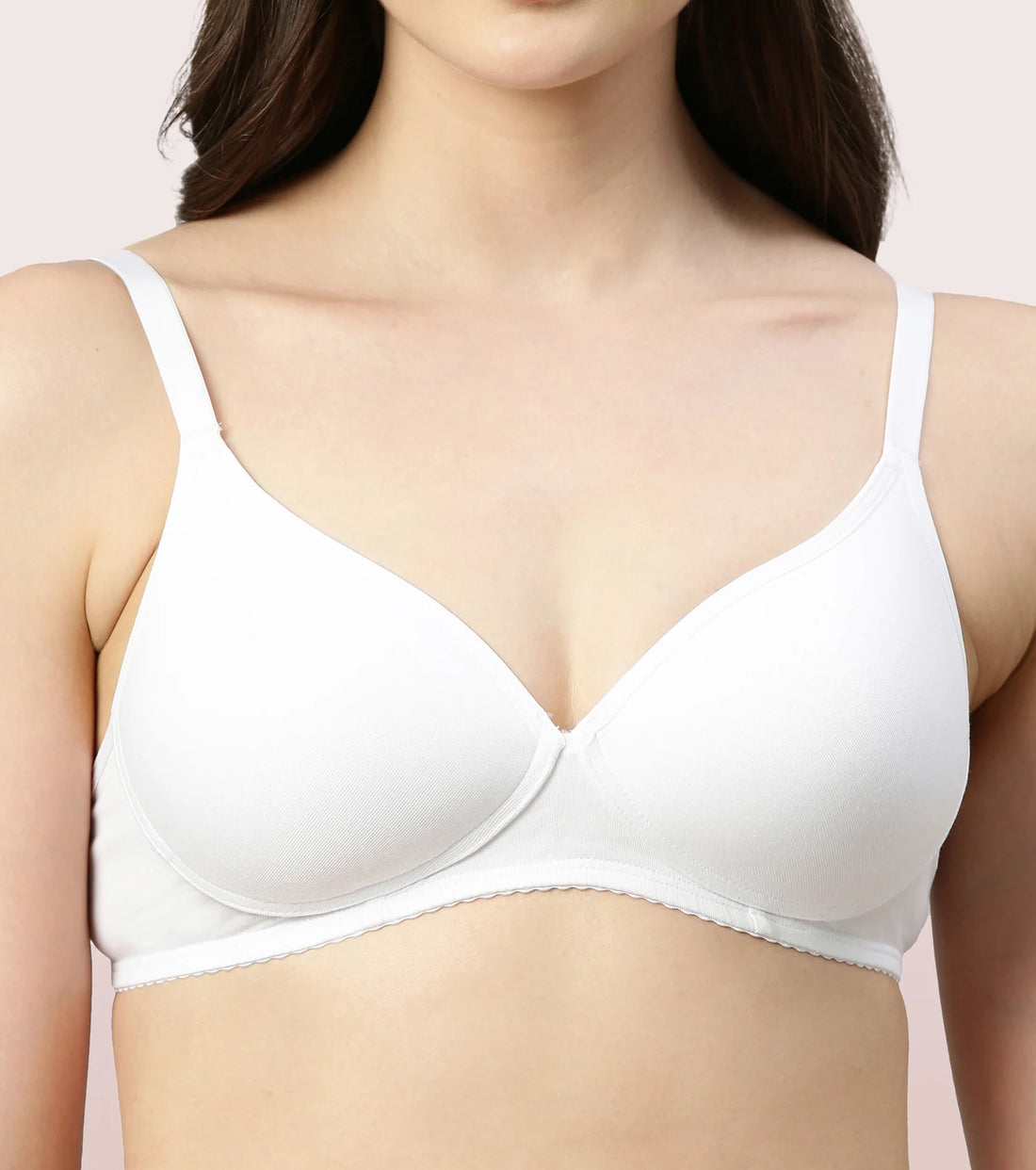 Enamor-A039 Perfect Coverage T-Shirt Bra - Supima Cotton Padded Wirefree  Medium Coverage