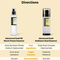 Cosrx Advanced Snail Radiance Dual Essence