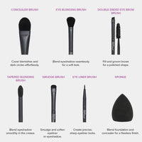 Forever52 Academic 12 Pcs Brush Set With 1 Sponge