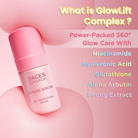 Faces Canada Strobe Serum | Brightening Serum + Strobe Cream + SPF 30 Sunscreen | 10% Niacinamide 27ml