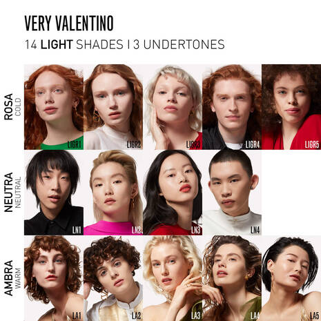 VERY VALENTINO LIGHT-LASTING PERFECTING FOUNDATION SPF25 LN -3 25ml