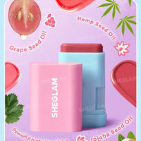 SHE GLAM Glass Glow Blush Stick-Cherry Express 15g