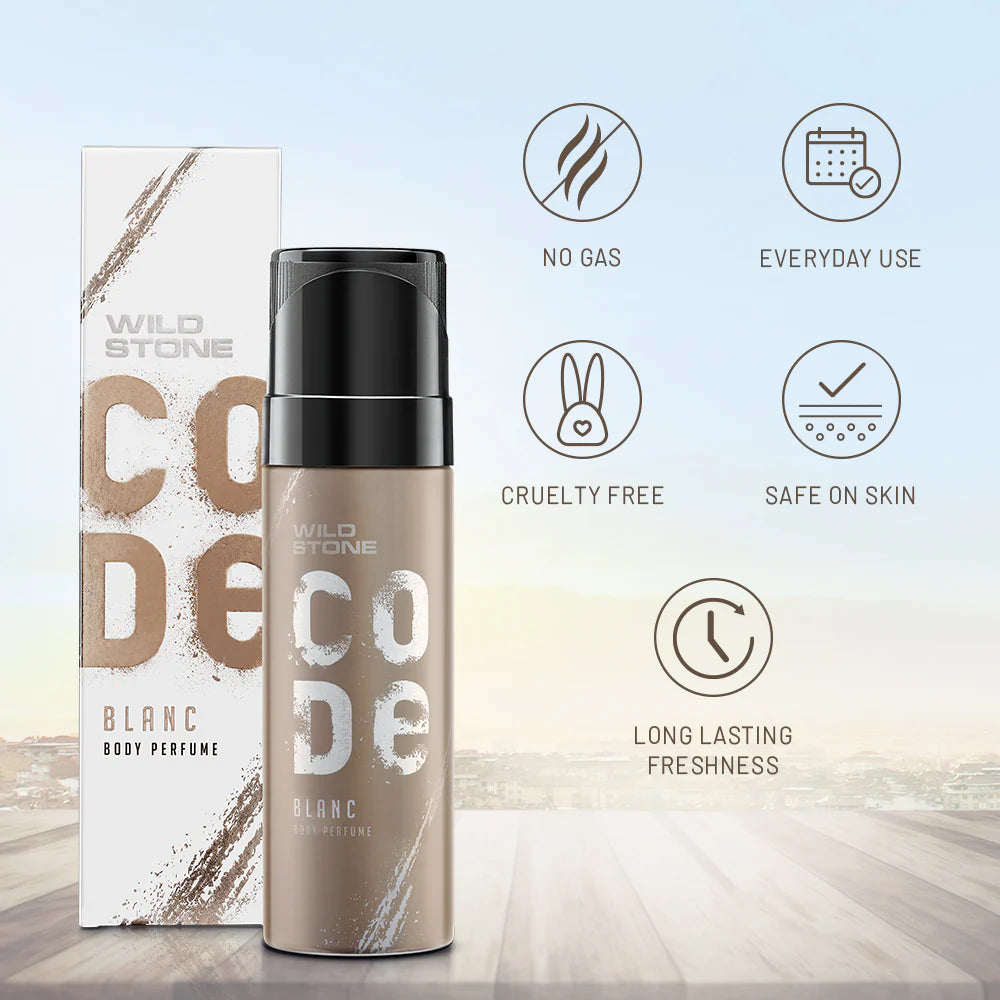 Wild Stone CODE Blanc Body Perfume 120ml