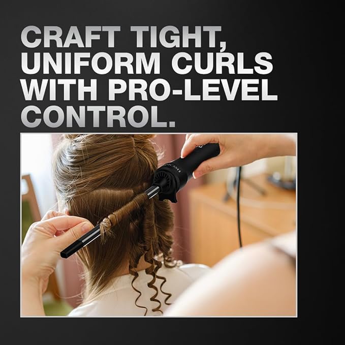 Ikonic Professional Hot Wand 2.0 Electric Hair Curler 9mm Titanium