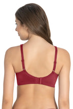 Amante Solid Padded Non-Wired Full Coverage T-Shirt Bra