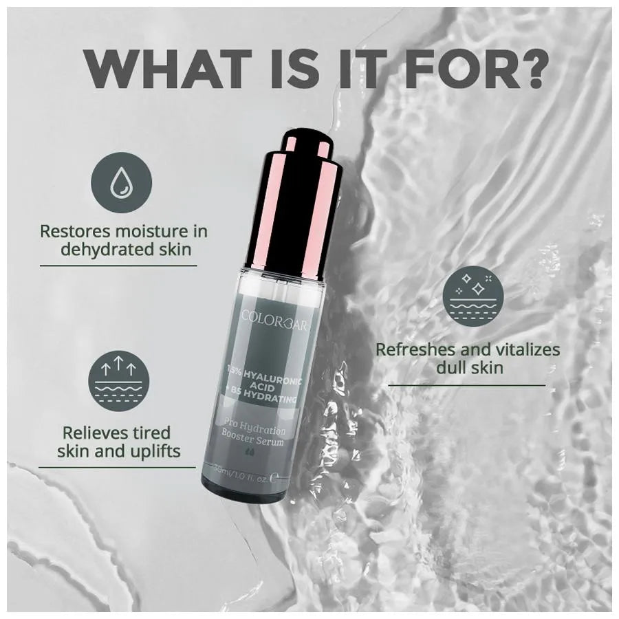 ColorBar Pro Hydration Booster Serum - 1.5% Hyaluronic Acid + B5 Hydrating, 30ml