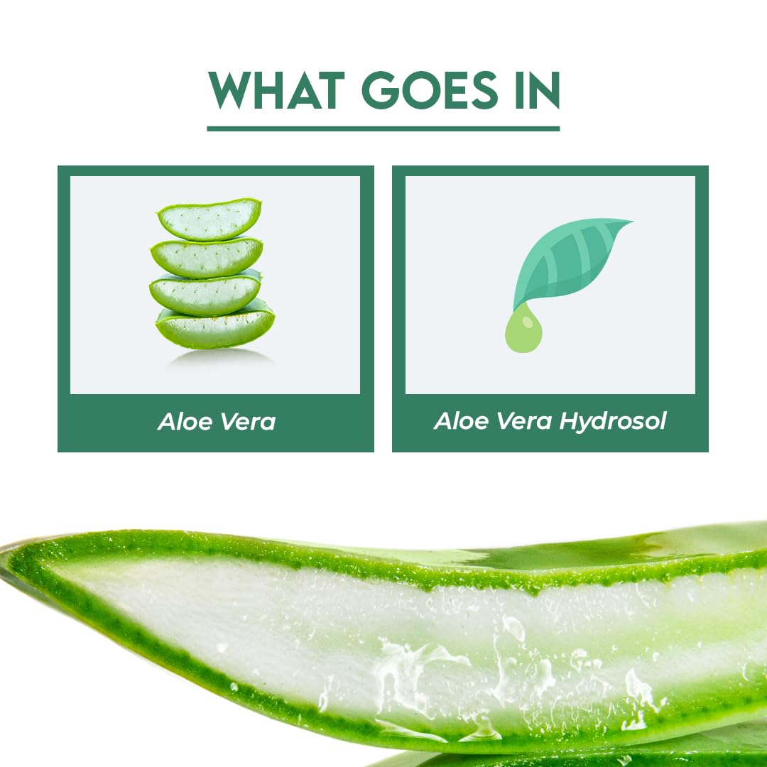 Jovees Herbal 100% Pure Aloe Vera Gel for Face Hair 200g