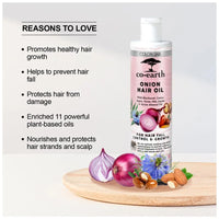 ColorBar Co-Earth Onion Hair Oil For Hair Fall Control & Growth 250ml