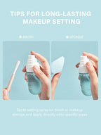 SHEGLAM PRESS REFRESH SETTING SPRAY KEEPS YOUR MAKEUP FRESH SMELLS LIKE A VACATION 55ML