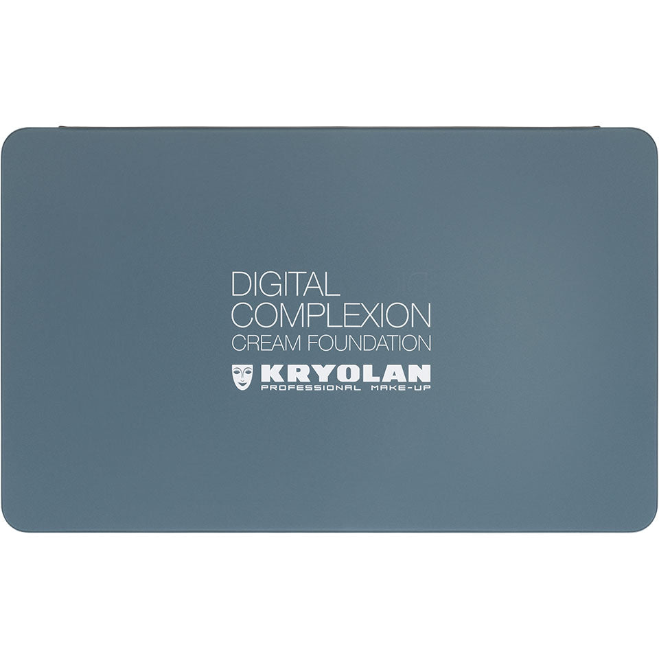 Kryolan Professional Makeup Digital Complexion Cream Foundation Palette 14 Colors