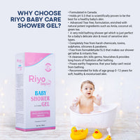 Riyo Herbs Baby Care Baby Shower Gel Daily Moisturizing Cleanser 200ml