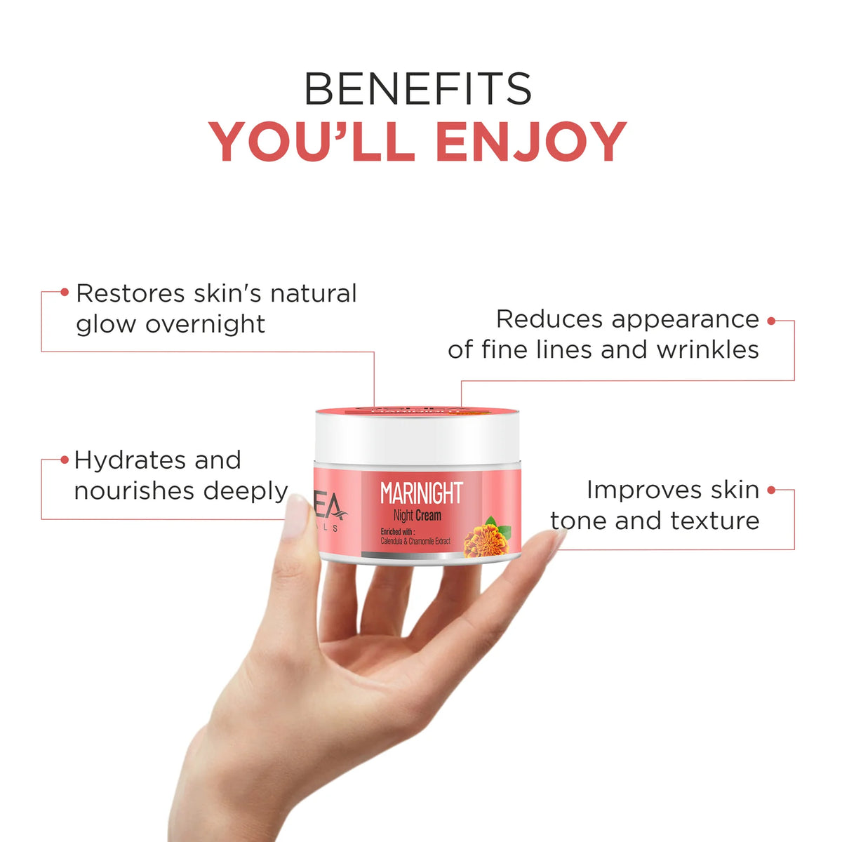Oshea Herbals Marinight Night Cream 50g