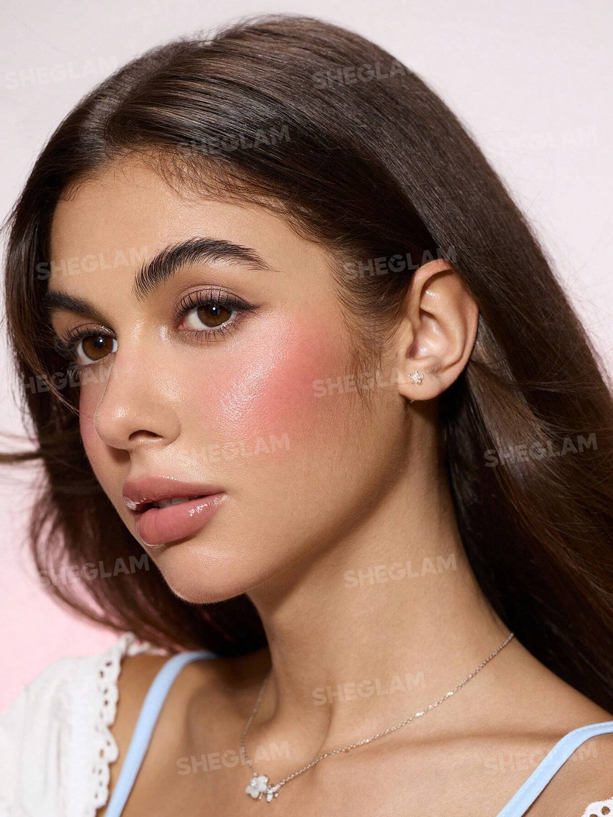 SHE GLAM Glass Glow Blush Stick-Cherry Express 15g