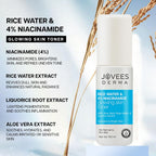 JOVEES Derma Rice Water & 4% Niacinamide Glowing Skin Toner (100ml)