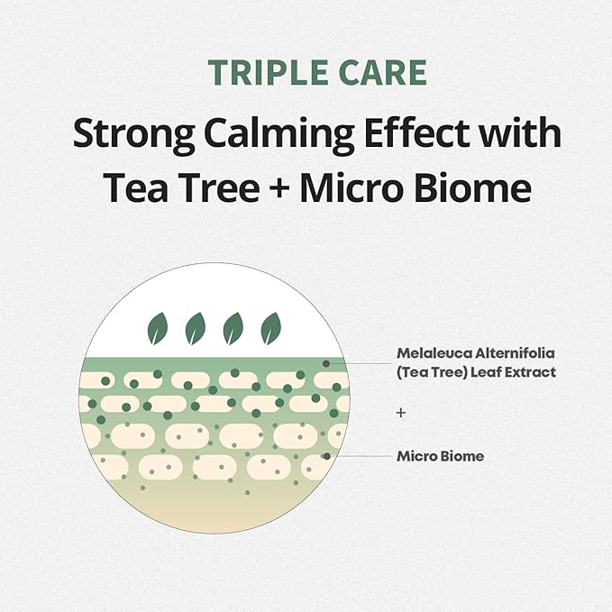 FARMSTAY TeaTree Biome Calming Eye Cream - Daily Eye Wrinkle Cream, Korean Skin Care 50ml