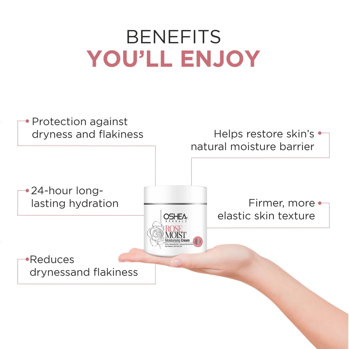 Oshea Herbals Rosemoist Moisturising Cream 50g