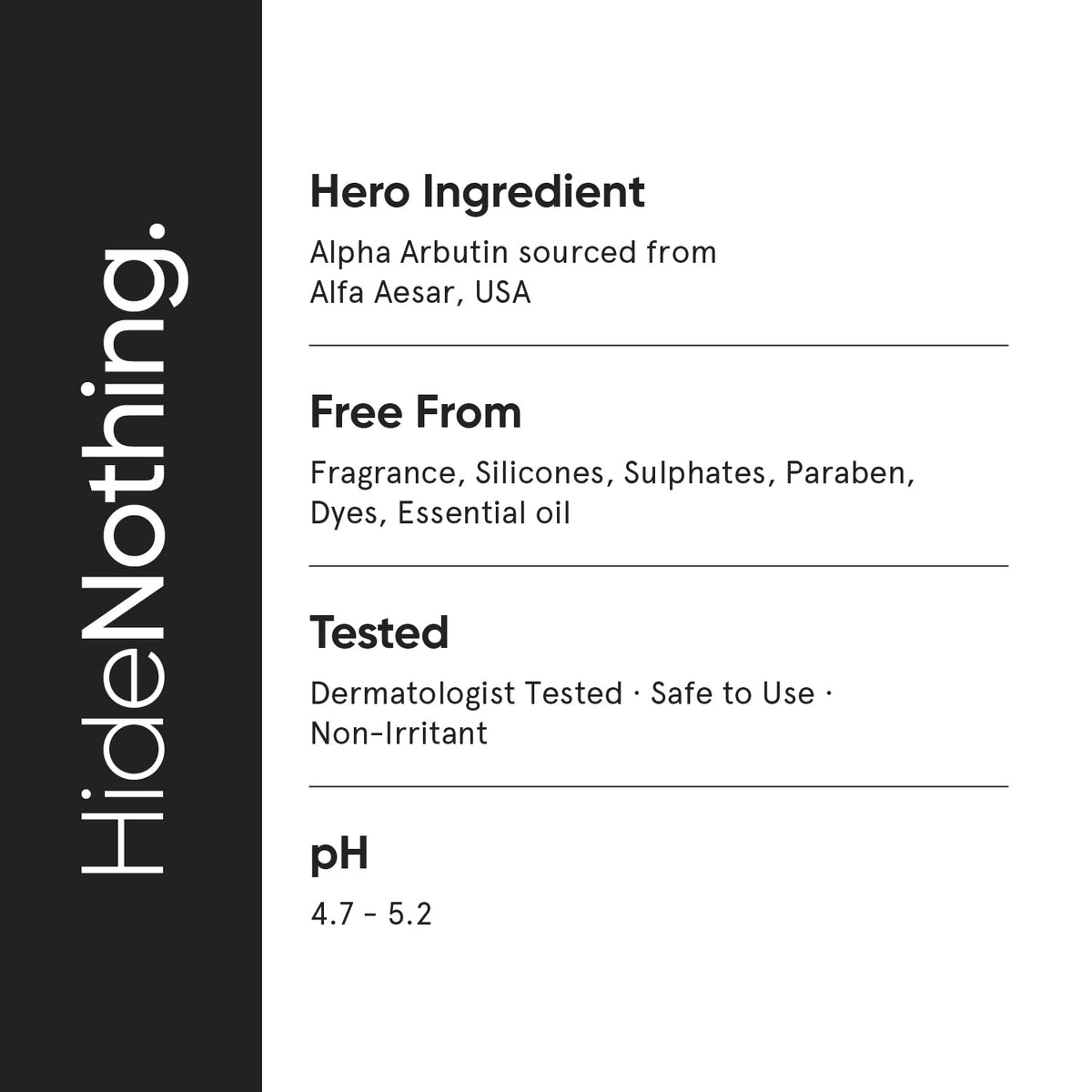 Minimalist Alpha Arbutin 02% Face Serum Reduces Pigmentation & Spots 30ml