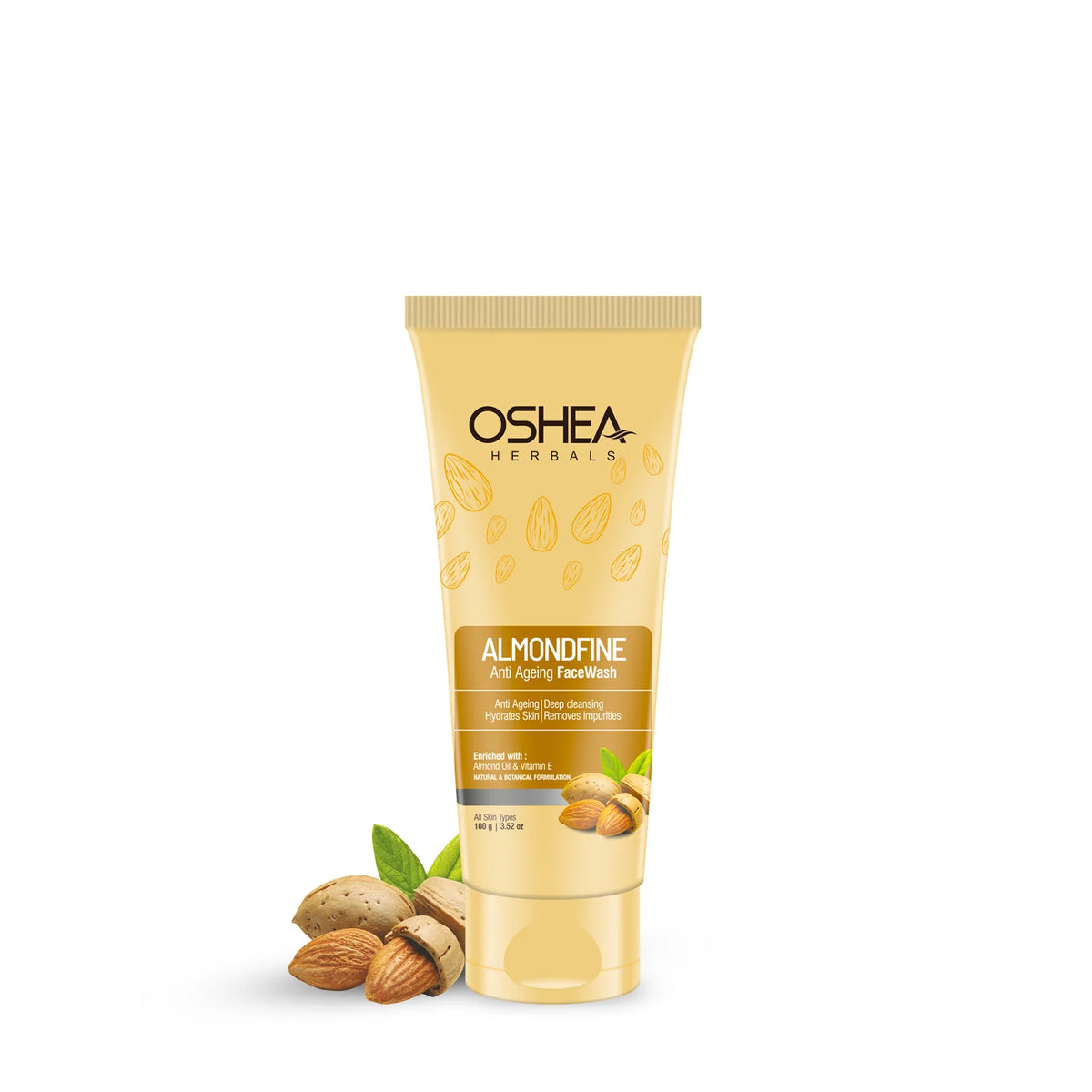 Oshea Herbals Almondfine Anti Ageing Facewash 150g