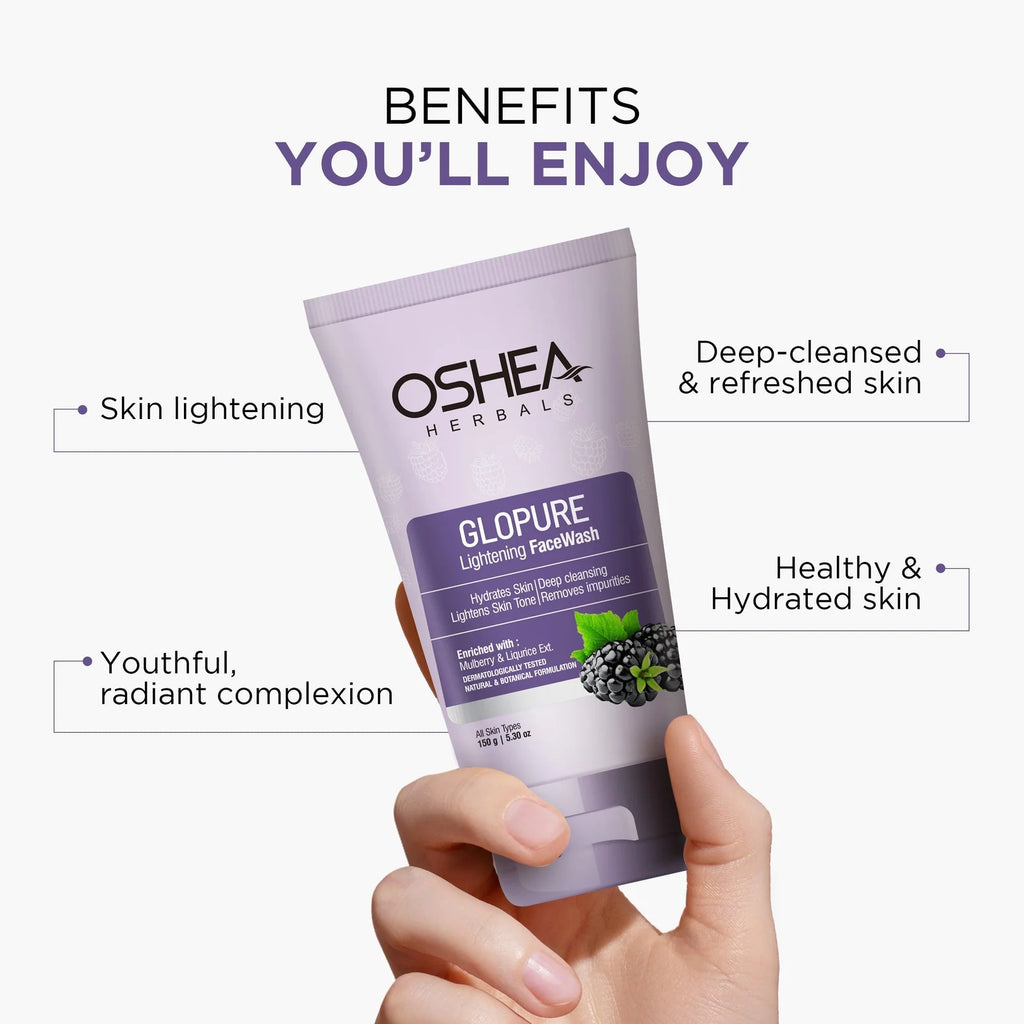 Oshea Herbals Glopure Lightening Facewash 150g