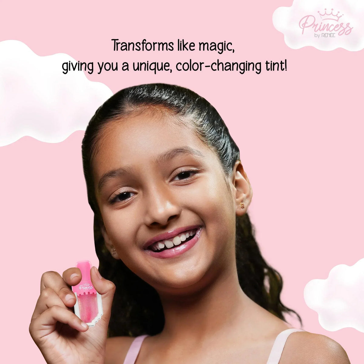 Princess By RENEE Sugar Sparkles Colour Changing Lip Gloss 4ml
