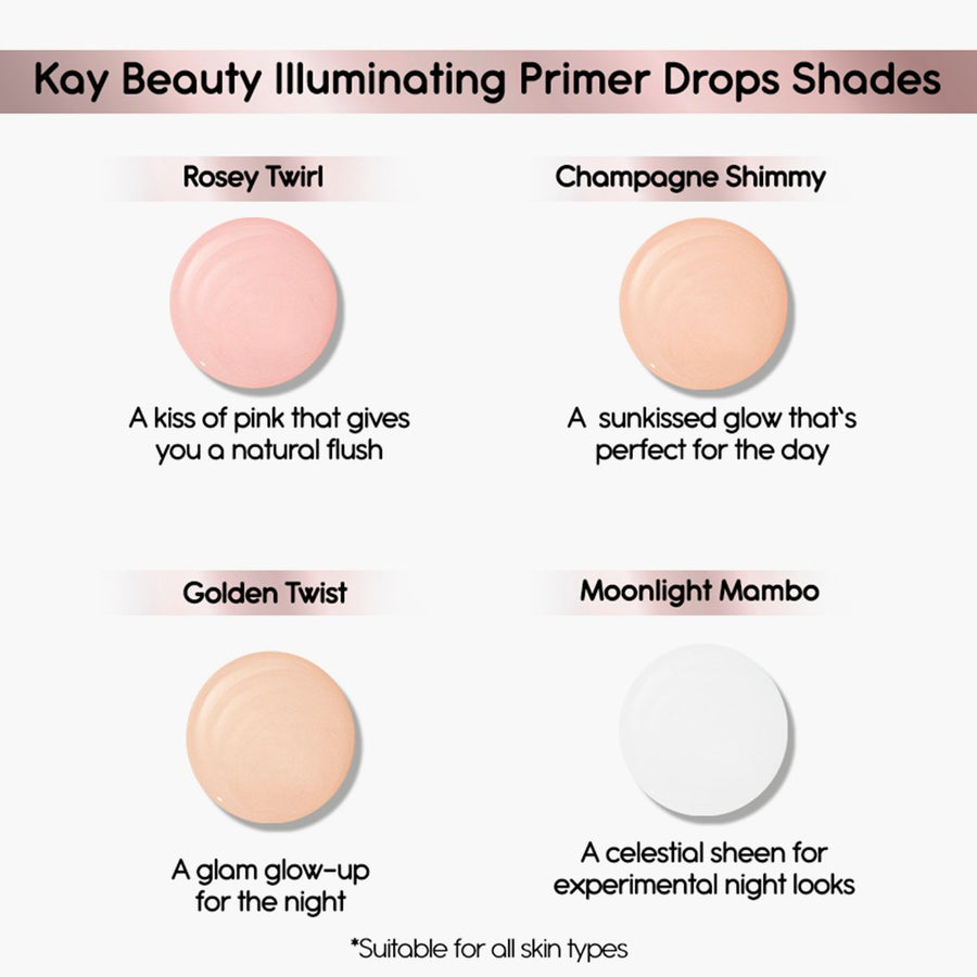 Kay Beauty Illuminating Primer Drops Rosey Twirl 30ml