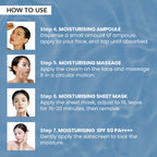 O3 + Mijoo Korea Glass Glow Facial Kit With Birch Tree Sap & Hyaluronic Acid - Ideal For Dry Skin
