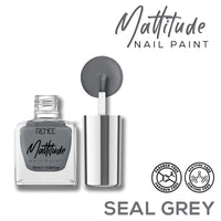 RENEE Mattitude Nail Paint 10ml Seal Grey