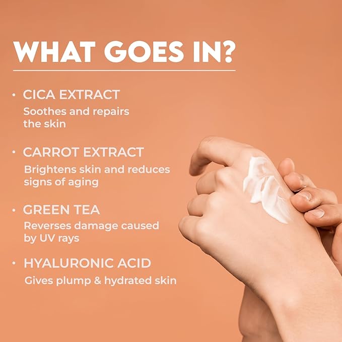 Jovees Herbal Sun Aqua Gel Sunscreen SPF 50 PA+++ | Lightweight| 1% Hyaluronic Acid | Non-Greasy, No White Cast | Perfect for Oily & Combination Skin | Sunscreen For Men/Women 100g