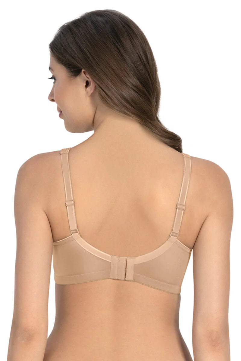 Amante Solid Padded Non-Wired Full Coverage T-Shirt Bra