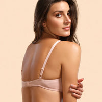 Enamor-A039 Perfect Coverage T-Shirt Bra - Supima Cotton Padded Wirefree Medium Coverage