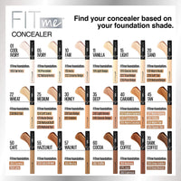 Maybelline Fit Me Liquid Concealer Makeup with chamomile extract 30 HONEY 6.8ml