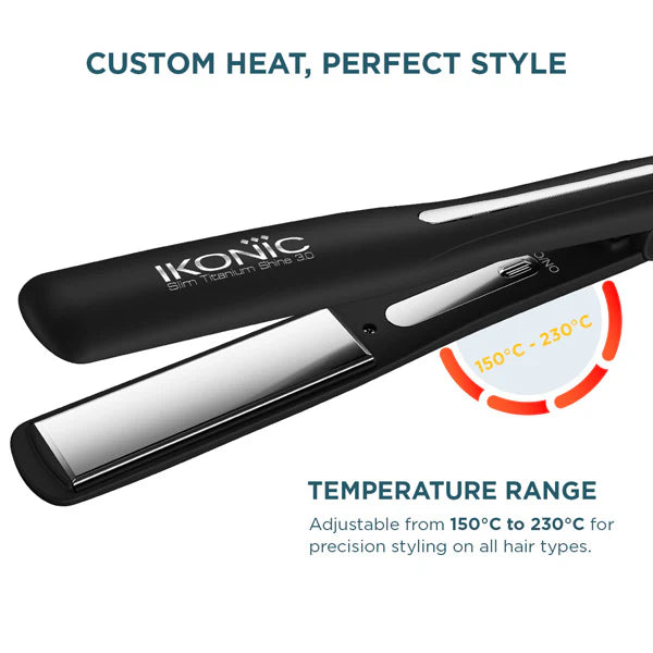 Ikonic Hair Straightener - Slim Titanium Shine 3.0