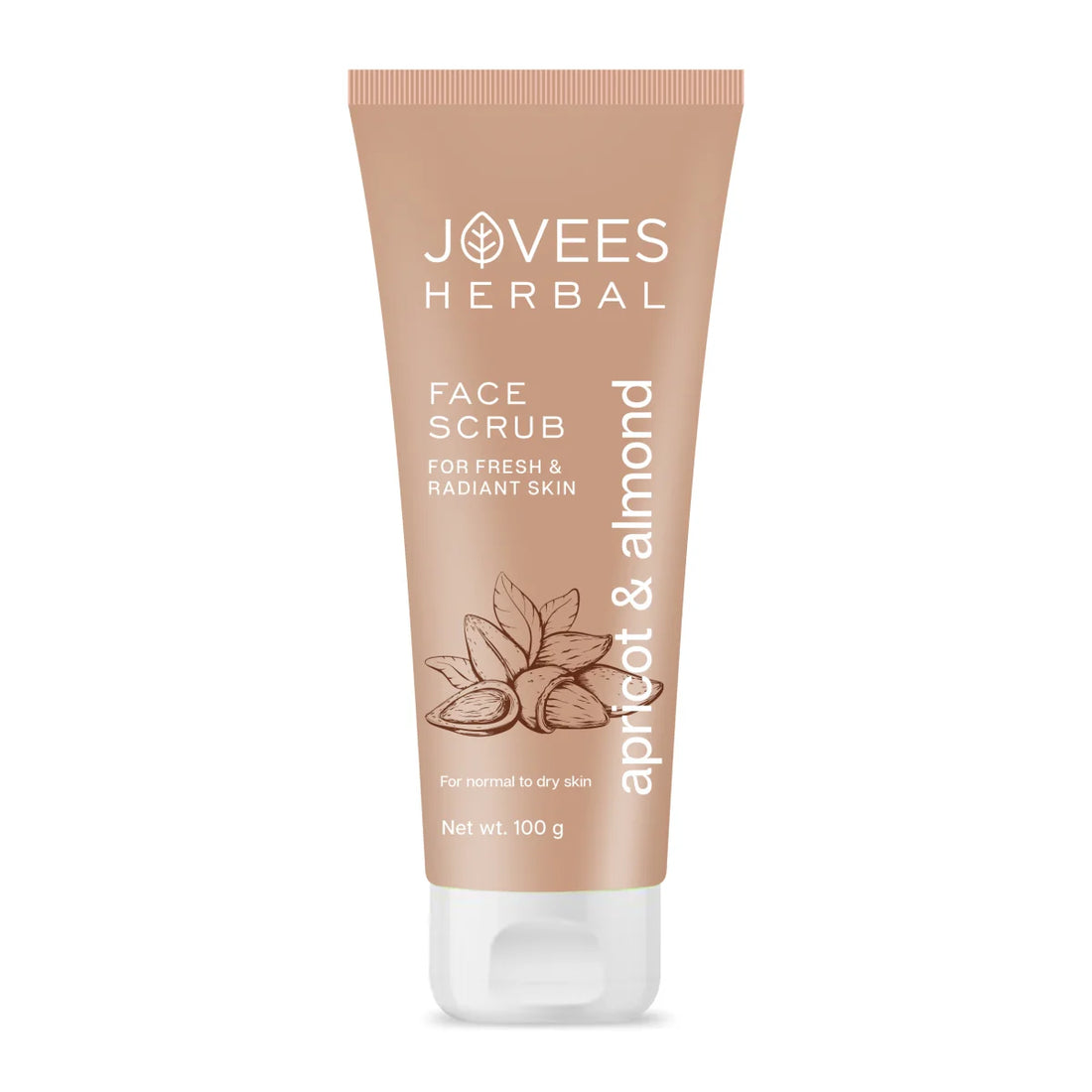 Jovees Apricot & Almond Face Scrub Infused With Wheatgerm Oil 100g