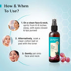 pilgrim Red Vine Face Mist & Toner with Niacinamide (Vit. B3) & Aloe 100ml