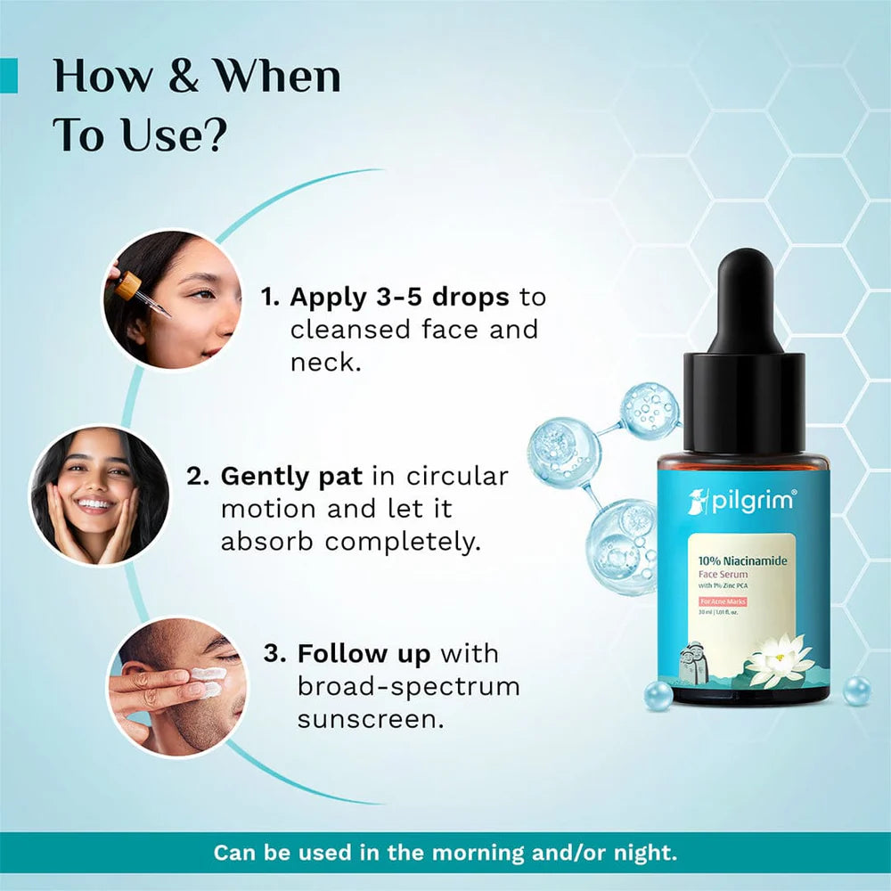 pilgrim 10% Niacinamide Face Serum With 1% Zinc PCA 30ml