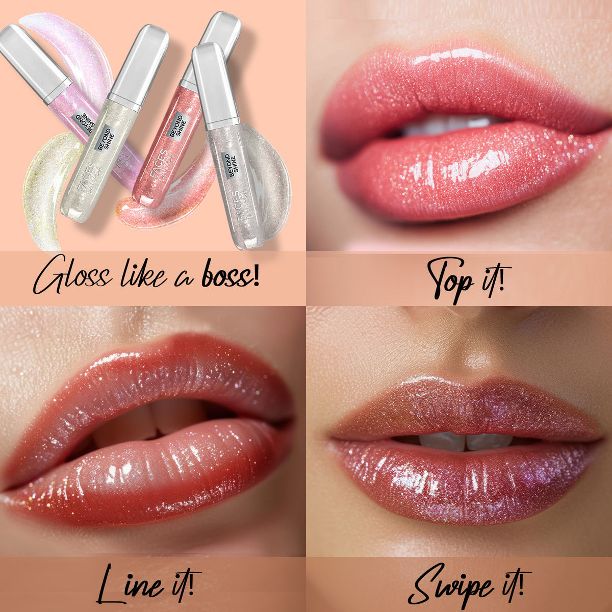 Faces Canada Beyond Shine Lip Gloss (3.8ml)