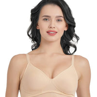 Enamor-A042 Side Support Shaper Classic Bra - Supima Cotton Non-Padded Wirefree